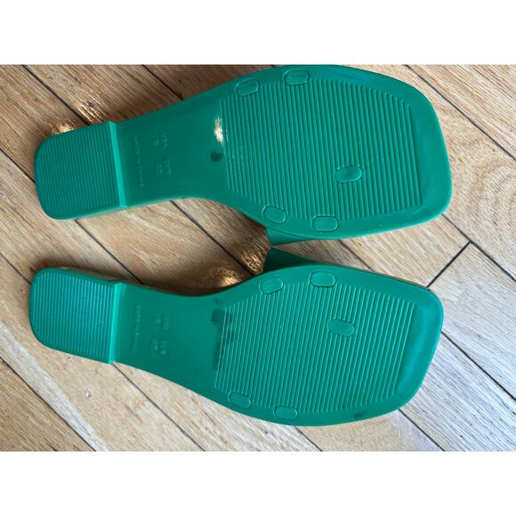 EUC Jeffrey Campbell Green Jelly Flip Flops – Size 9 / EU 40 - Picture 3 of 4